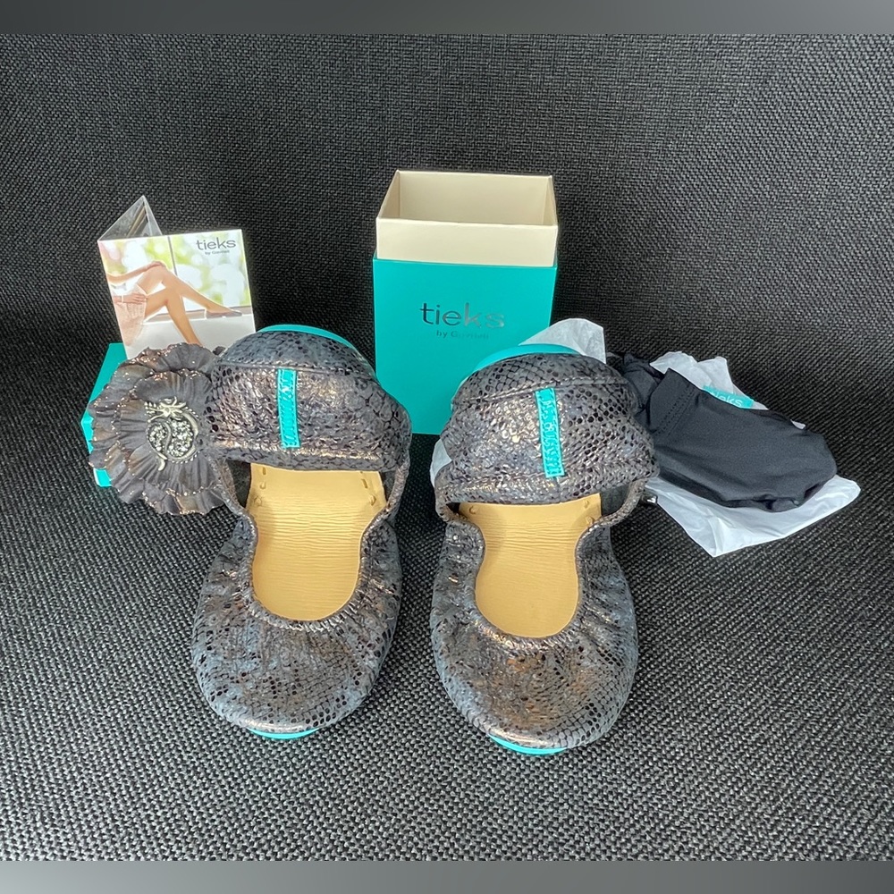 Tieks Ember SIZE 10 New in Box special limited topper